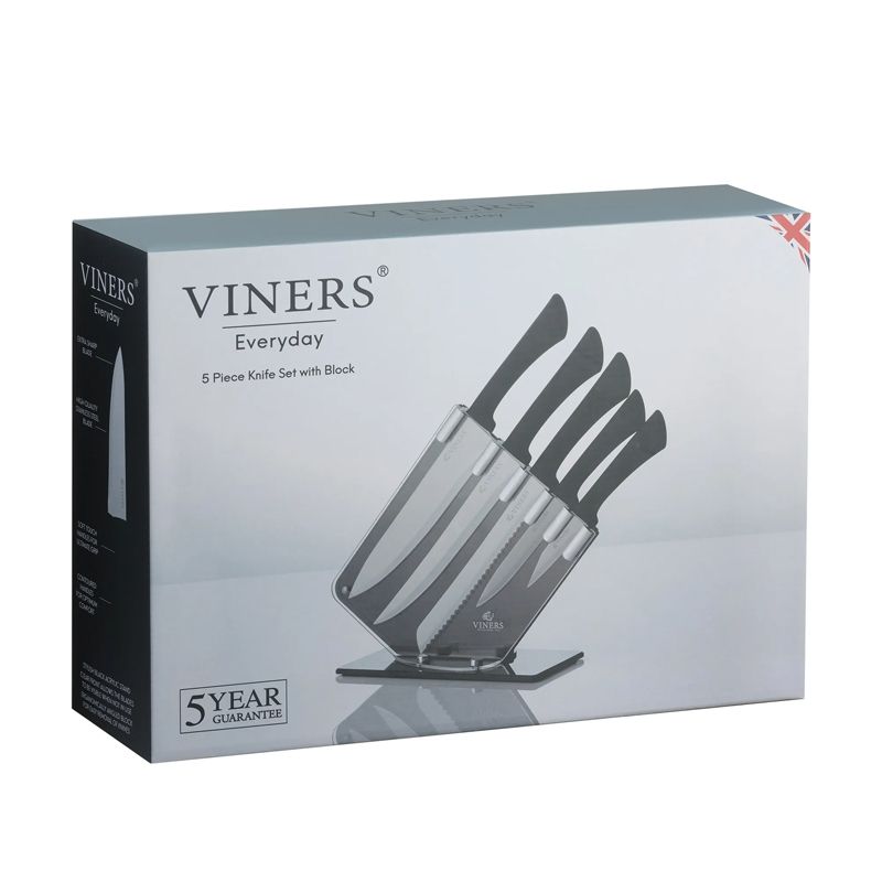 VINERS - Set 6 Cuchillos Everyday Bloque con Vainas