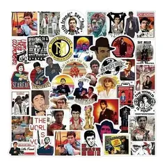 GARSIL - 50 Stickers Scarface - Etiquetas Autoadhesivas