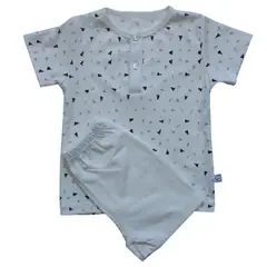 PEQUEÑA GRACIA - Pijama Jose Triangulo MC 100 Algodón Pima.