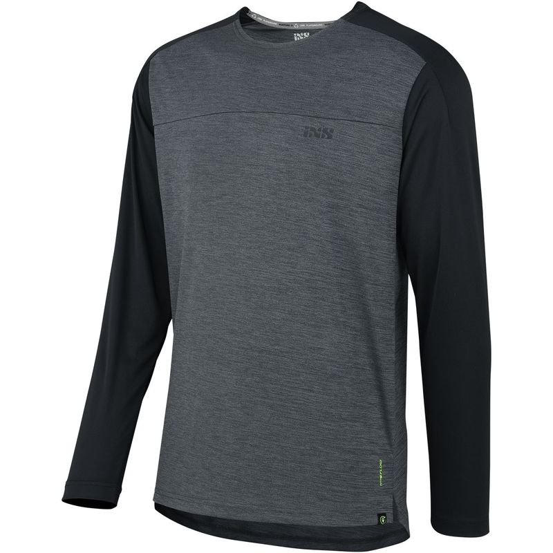 IXS - Jersey Kids Flow X L/S Graphite-black KM IXS