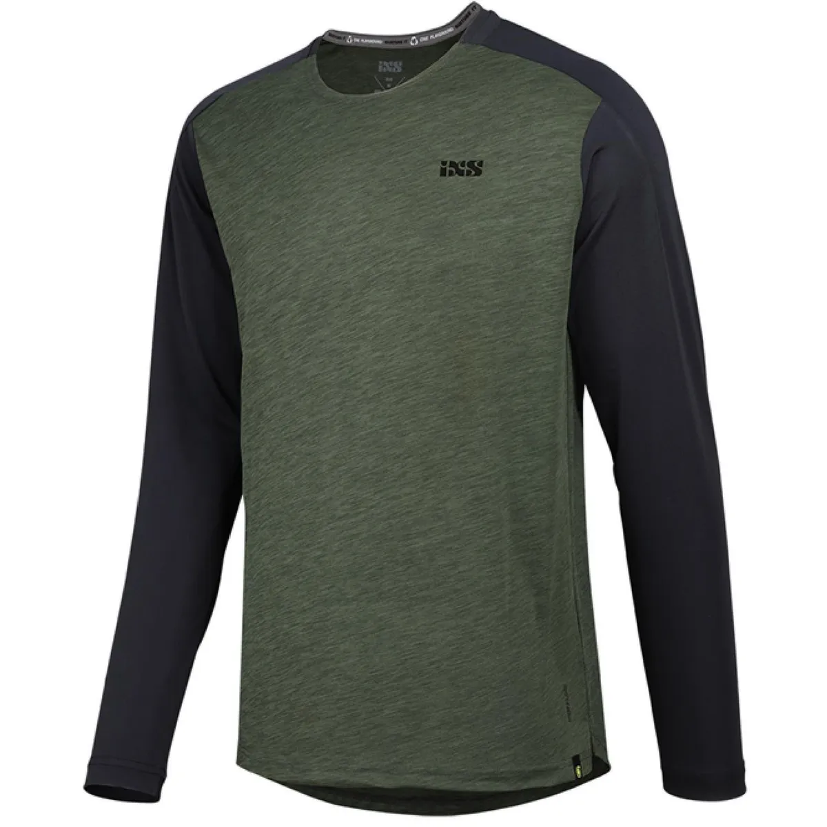 IXS - Jersey Kids Flow X L/S Olive-black KM IXS
