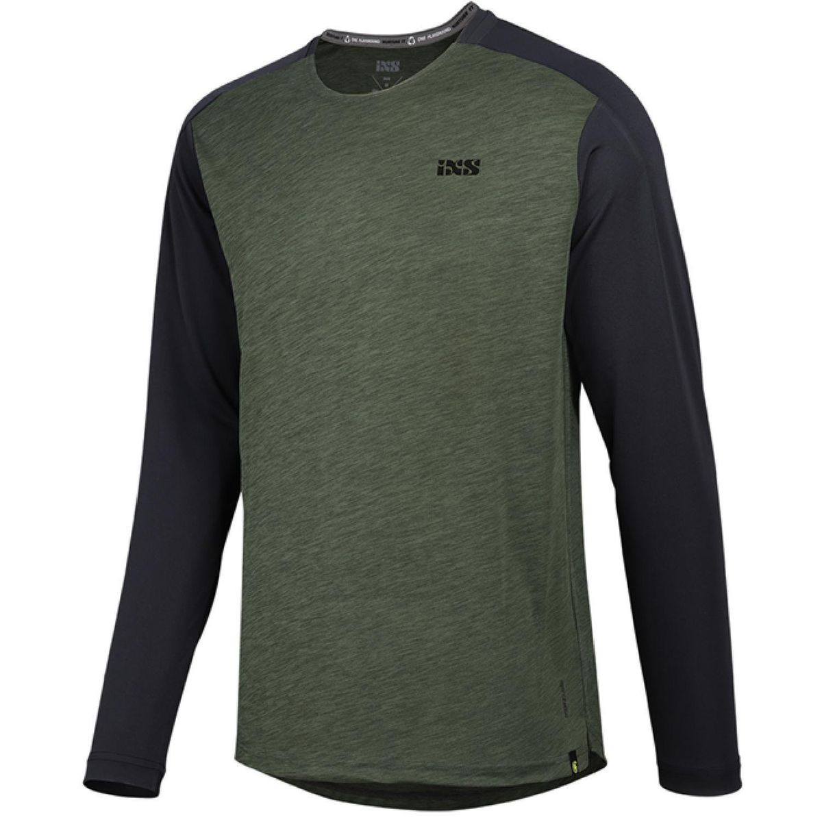 IXS - Jersey Kids Flow X L/S Olive-black KM IXS