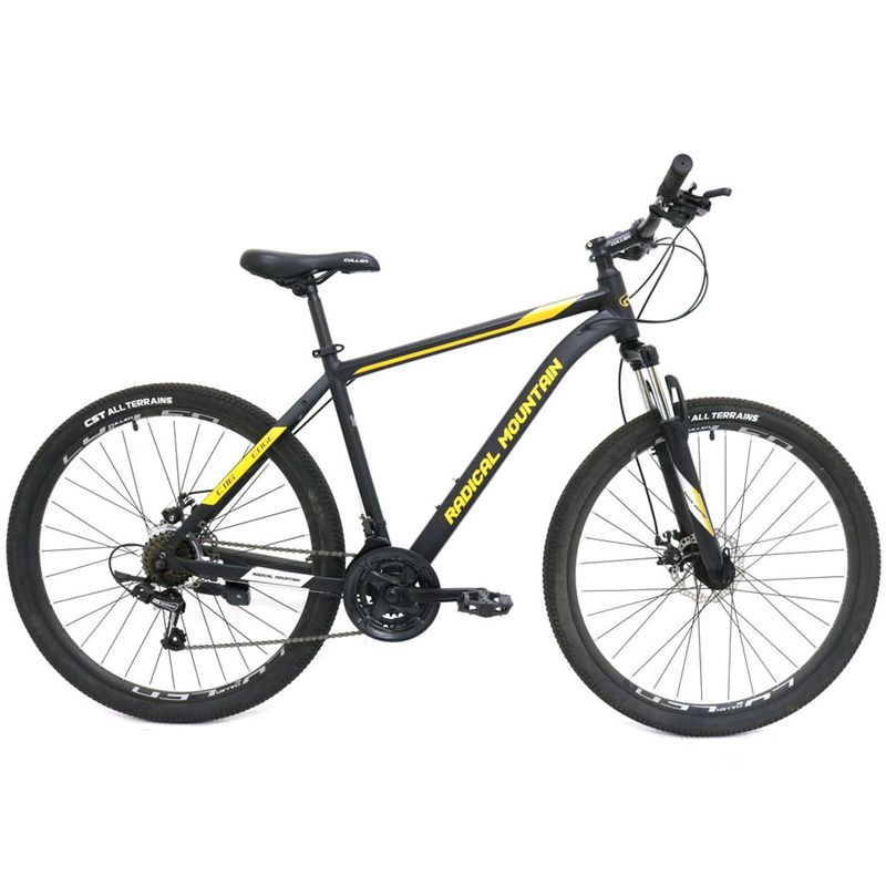 RADICAL MOUNTAIN - Bicicleta Radical Mountain 27.5 Edge Negra Naranja