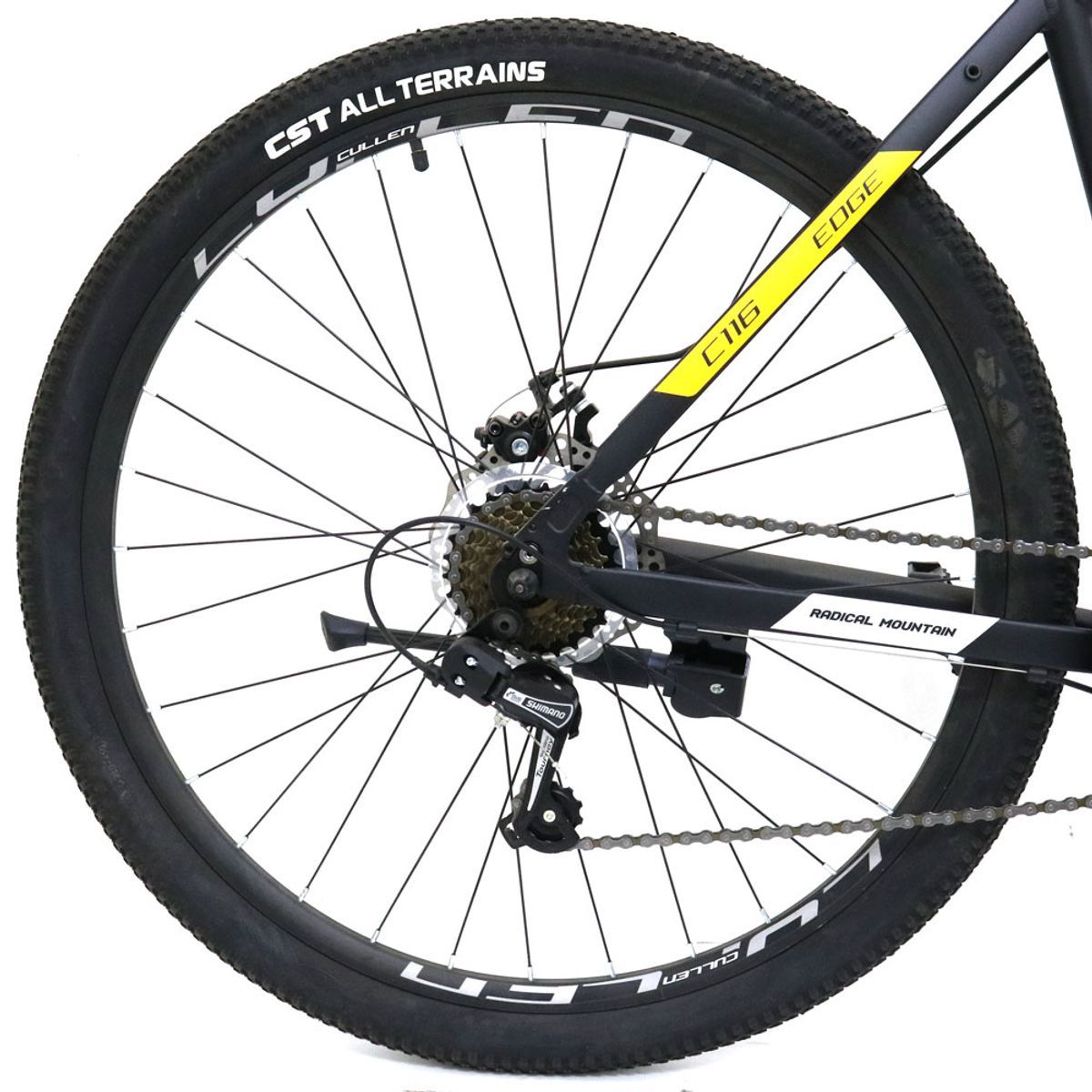 RADICAL MOUNTAIN - Bicicleta Radical Mountain 27.5 Edge Negra Naranja