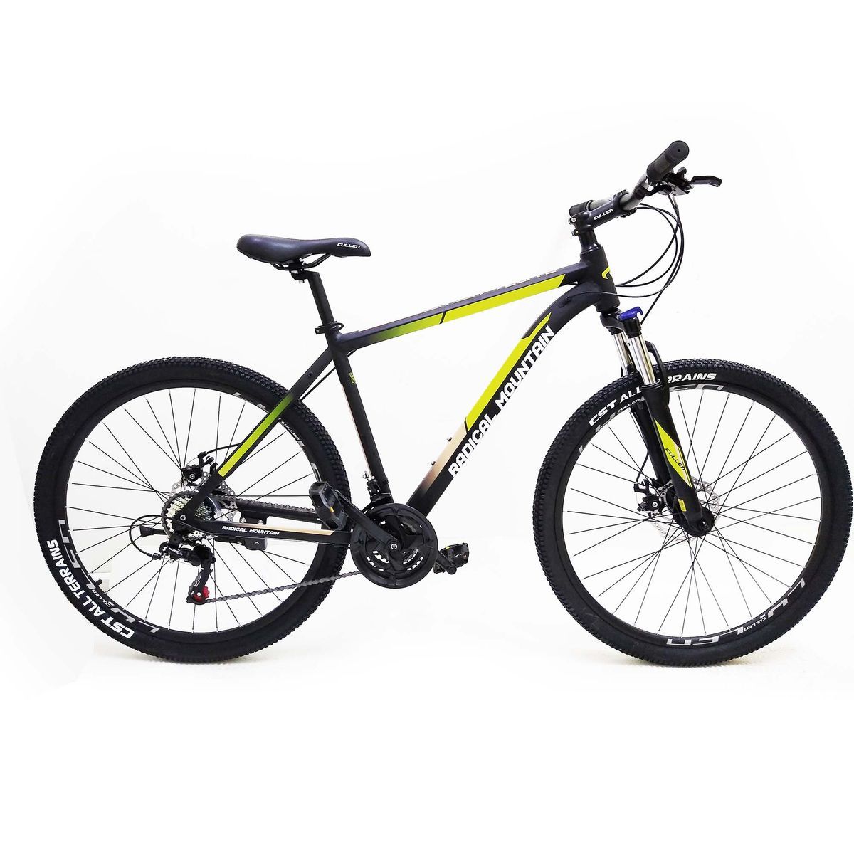 RADICAL MOUNTAIN - Bicicleta Radical Mountain 27.5 Elite Negro Verde Blanco