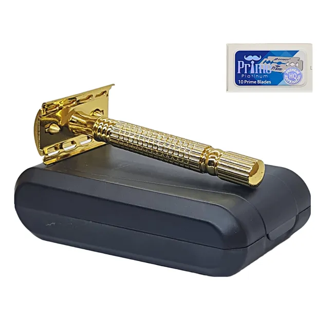 GENERICO - Maquina Afeitar Sungolden +  Hojas desechables Dorco Prime y Caja