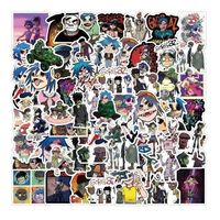 50 Stickers Gorillaz - Etiquetas Autoadhesivas