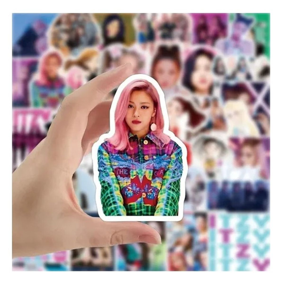 GARSIL - 50 Stickers Itzy - Etiquetas Autoadhesivas