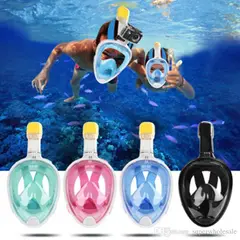 GENERICO - Mascara Buceo Snorkel Mascara Base Gopro Antiempañante Pro