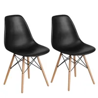 Pack de Sillas de Comedor Negra DSW