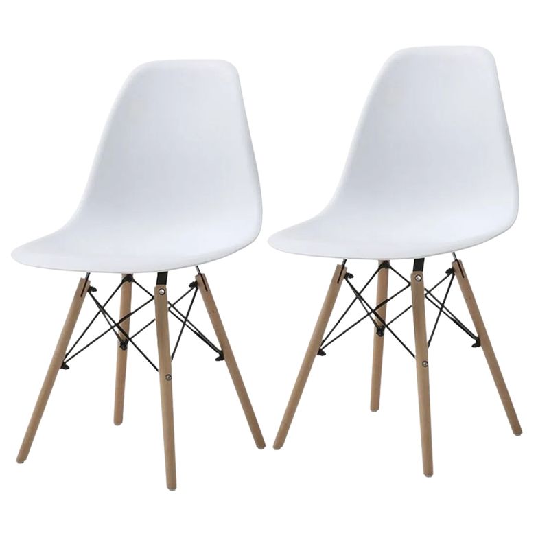 GENERICO - Silla de comedor Blanca 2 DSW