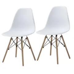 GENERICO - Silla de comedor Blanca 2 DSW