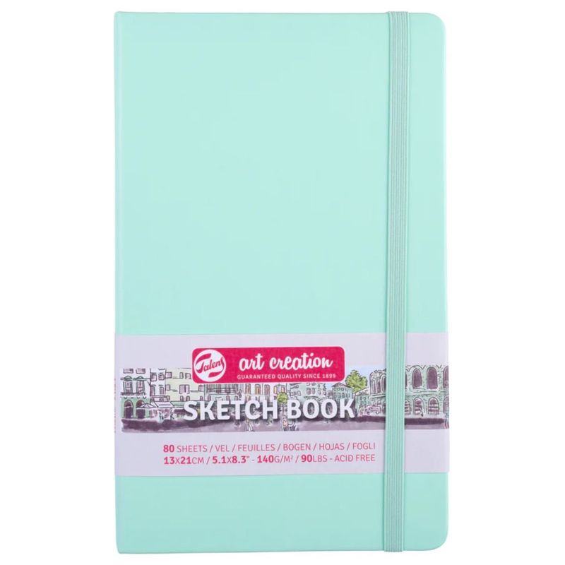 ART CREATION - Libreta Art Creation Menta Fresca 13x21cm 140gr 80hjas.
