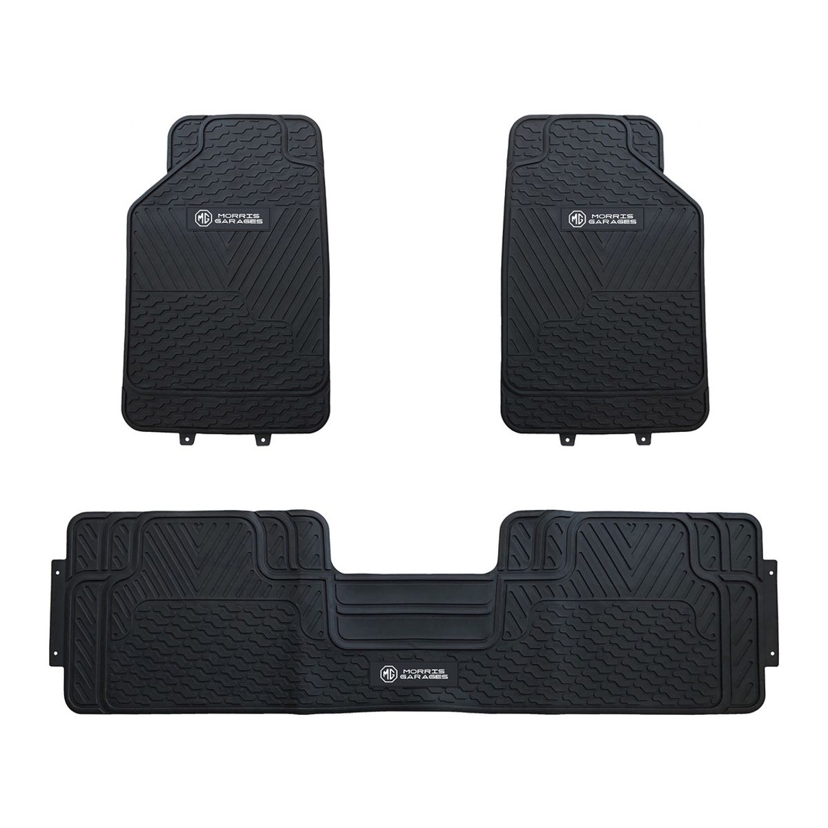 GENERICO - Pisos De Goma 3 Piezas MG Para Vehículos