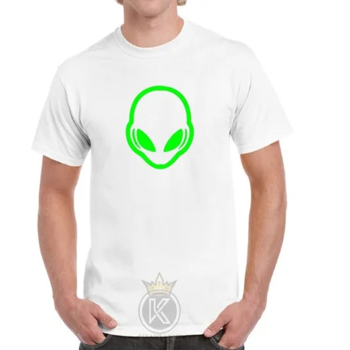 GENERICO - POLERA ALGODON MANGA CORTA  ESTAMPADO MARCIANO