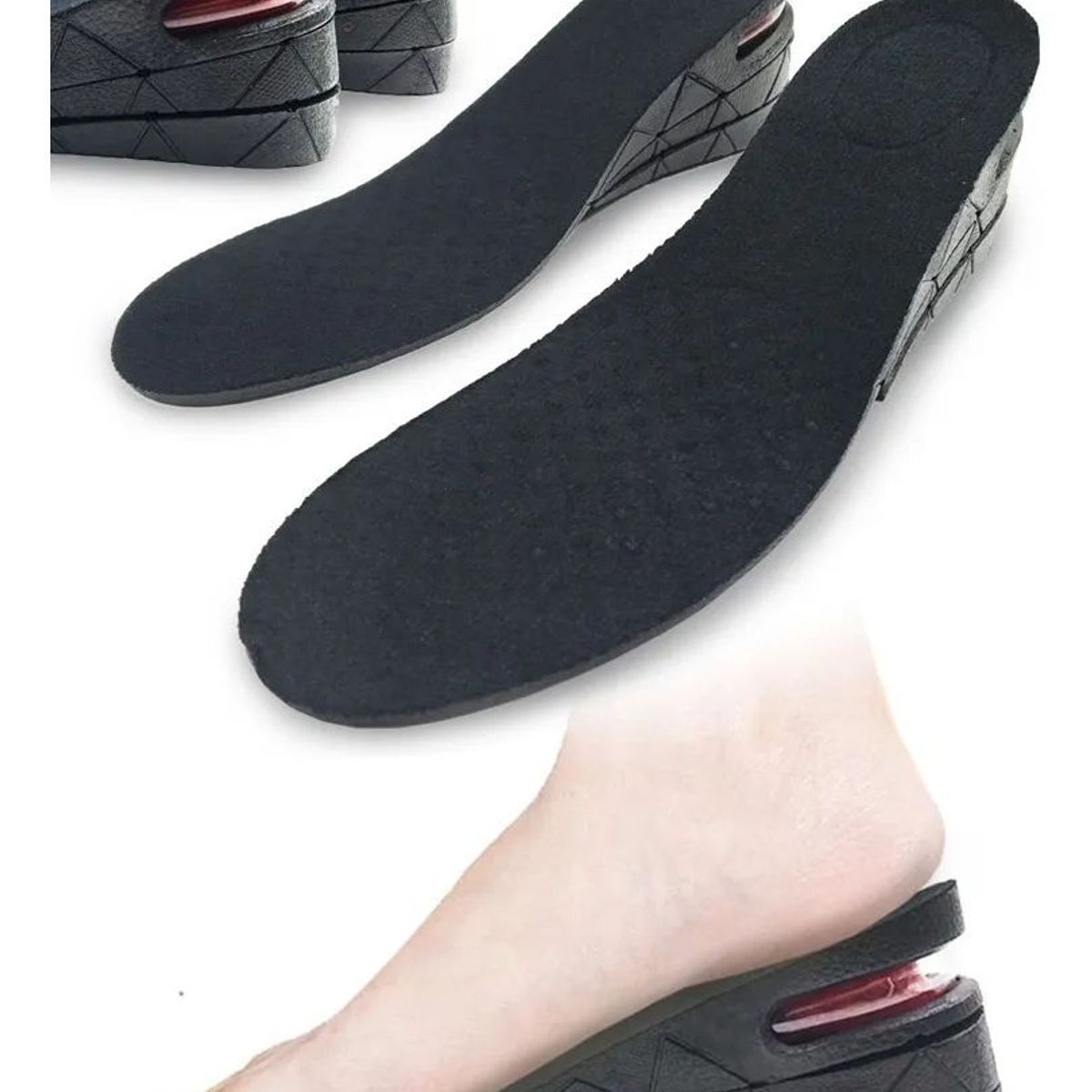 KUANGYE - Plantillas De Altura Tipo 2 Zapato Poliuretano 5cm