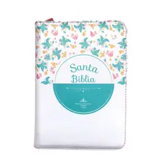 SOCIEDAD BIBLICA COLOMBIANA - Biblia Reina Valera 1960 - Blanco con Flores