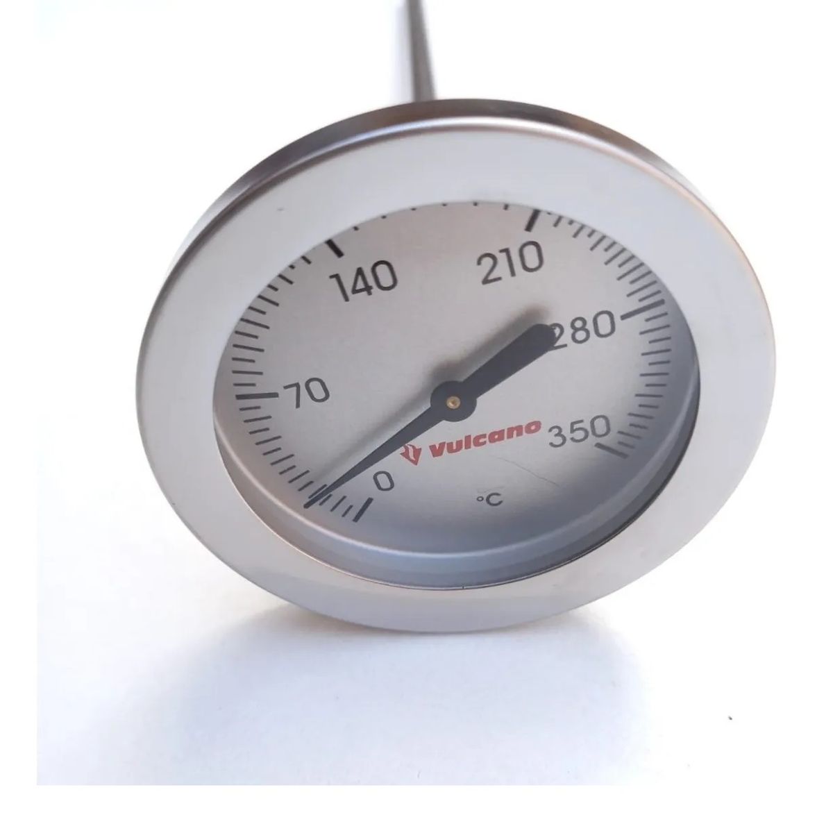 VULCANO - Termómetro Horno Industrial Vulcano Acero Inoxidable.