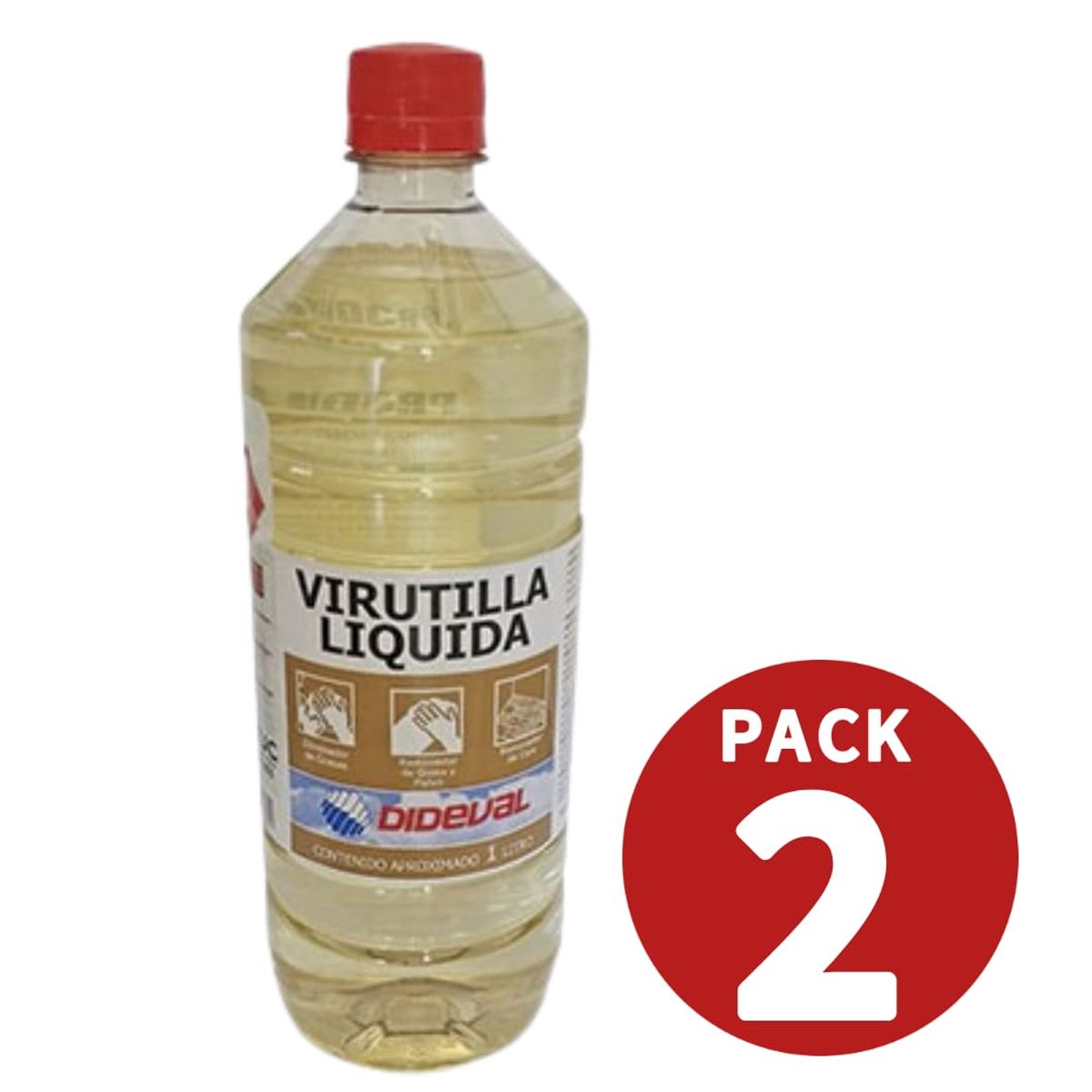 GENERICO - Virutilla Liquida 1 Litro Dideval Pack 2 Unidades
