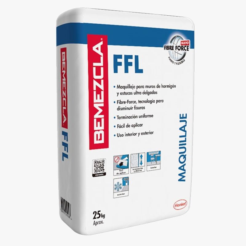 GENERICO - Bemezcla FFL - Mortero de maquillaje, Saco 25 Kg