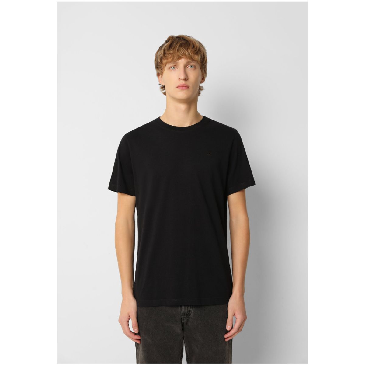 SCALPERS - Polera Básica Calavera Grey Melange