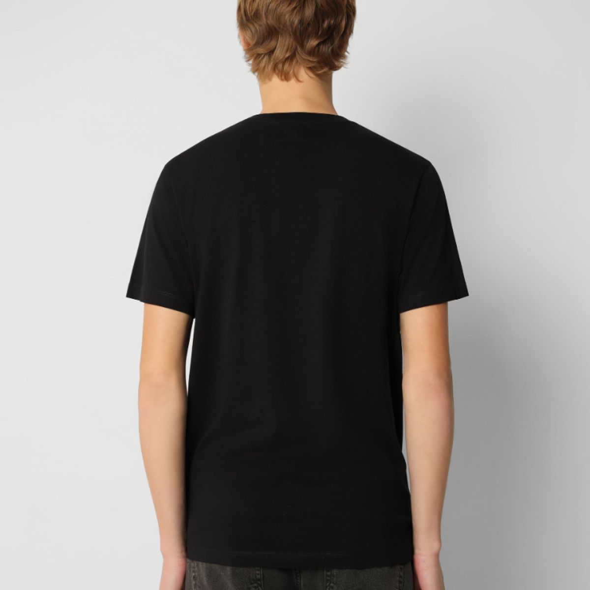 SCALPERS - Polera Básica Calavera Grey Melange