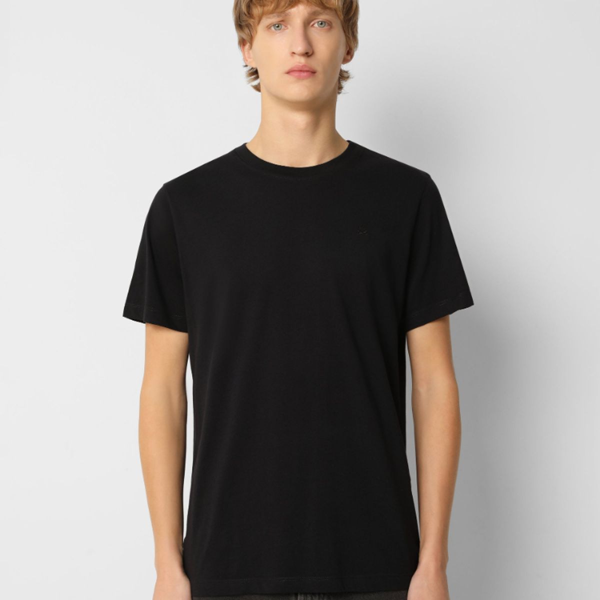 SCALPERS - Polera Básica Calavera Dark Navy