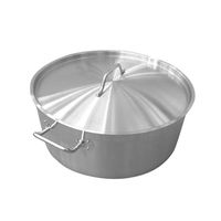 Arrocera C/tapa Acero Inox. 18 Lts.