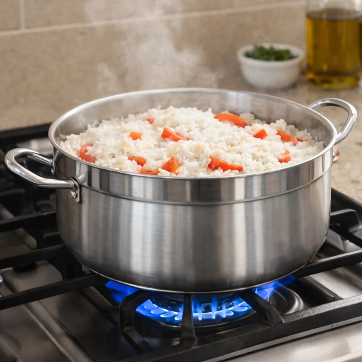 COOK IN - OLLA ARROCERA CON FONDO DIFUSOR Y TAPA 4 LT IMAHE
