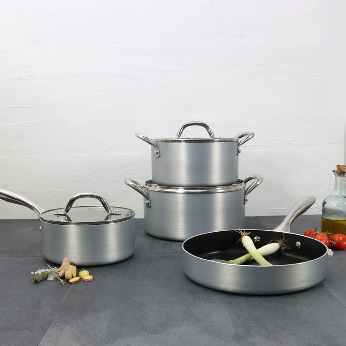 IMAHE - BATERIA ANTIADHERENTE 7 PIEZAS IMAHE