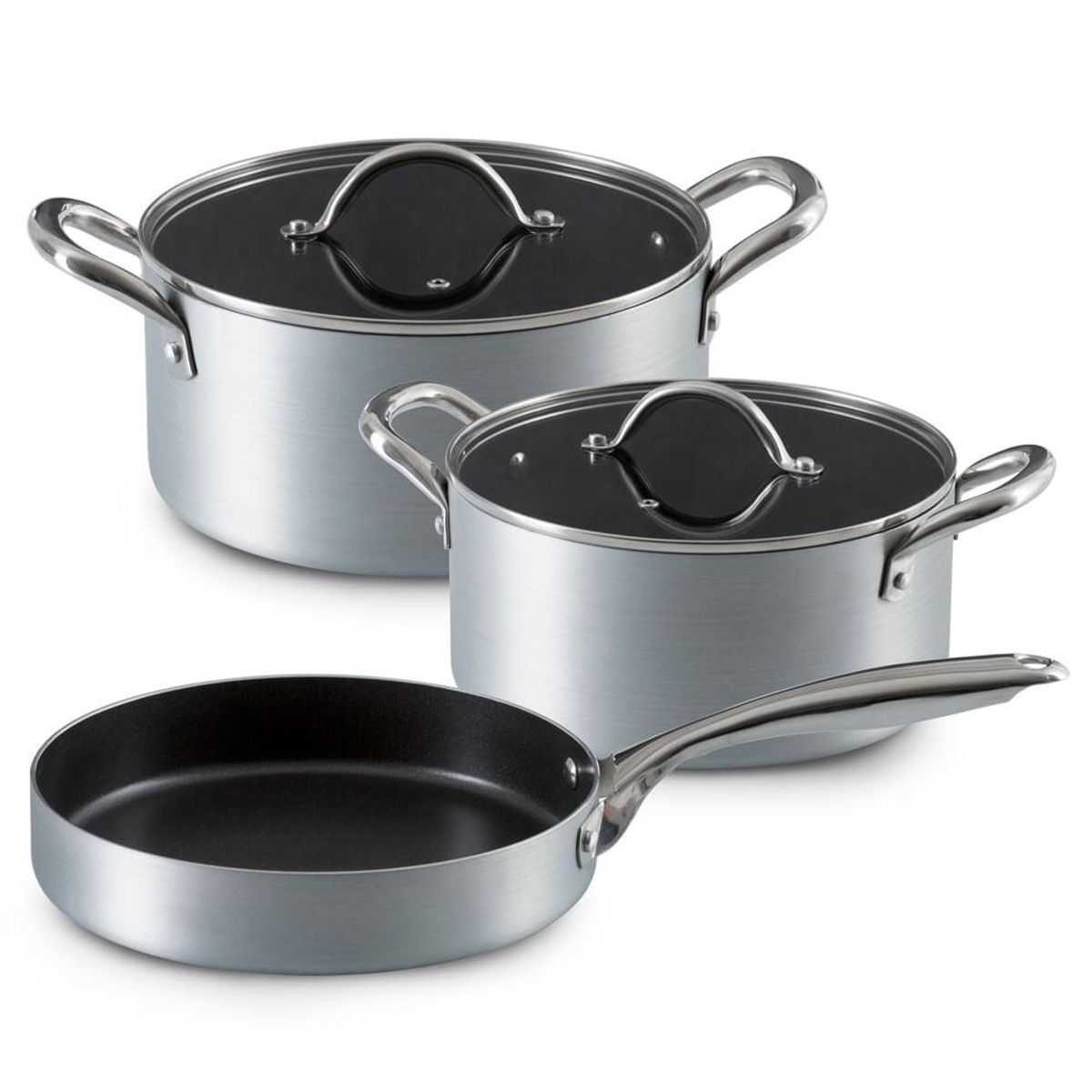 IMAHE - BATERIA DE COCINA ANTIADHERENTE 5 PIEZAS ILKO