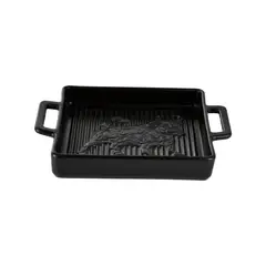IMAHE - FUENTE CUADRADA GRILL CERÁMICA GRES 22X17X3