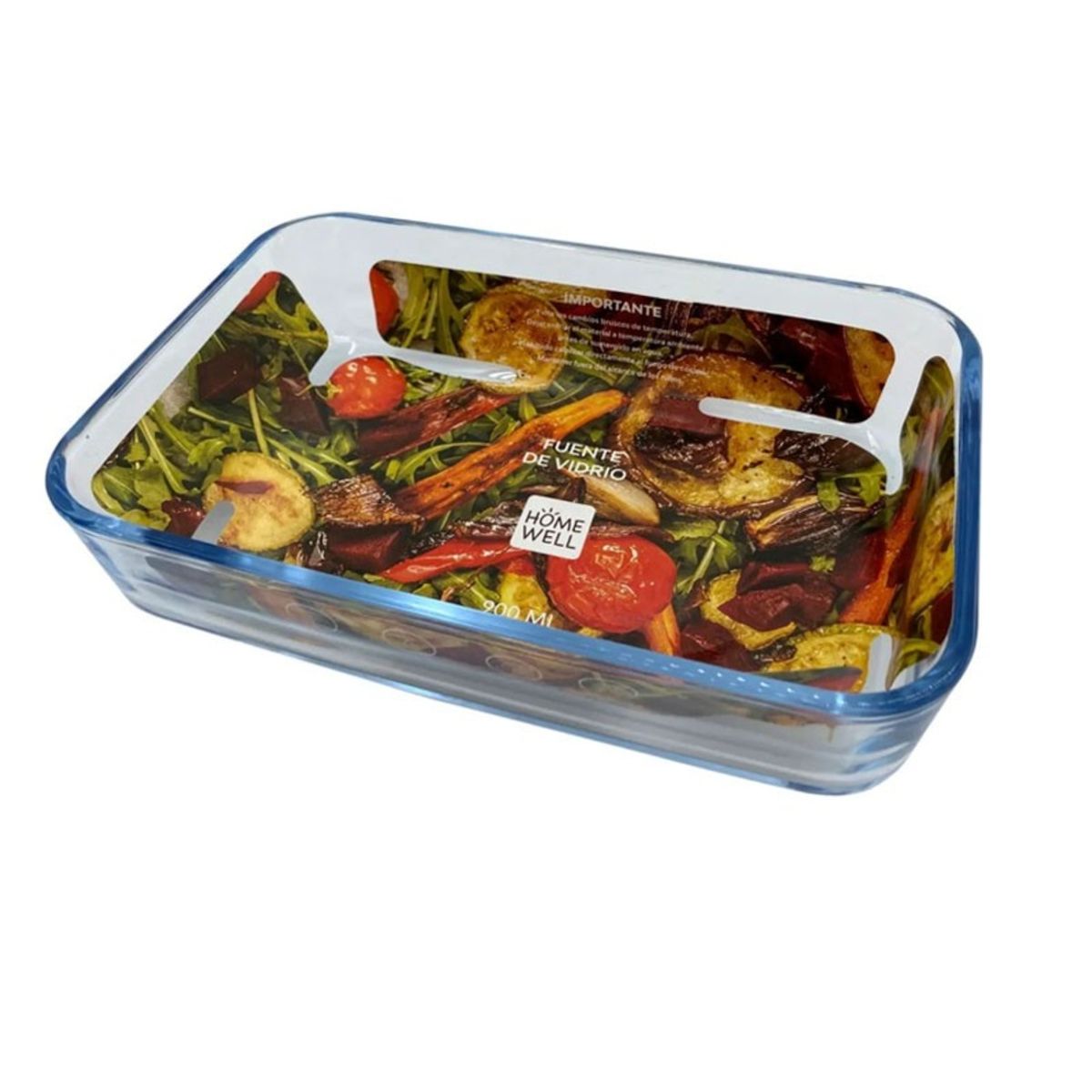 HOMEWELL - FUENTE VIDRIO RECTANGULAR 900 ML IMAHE