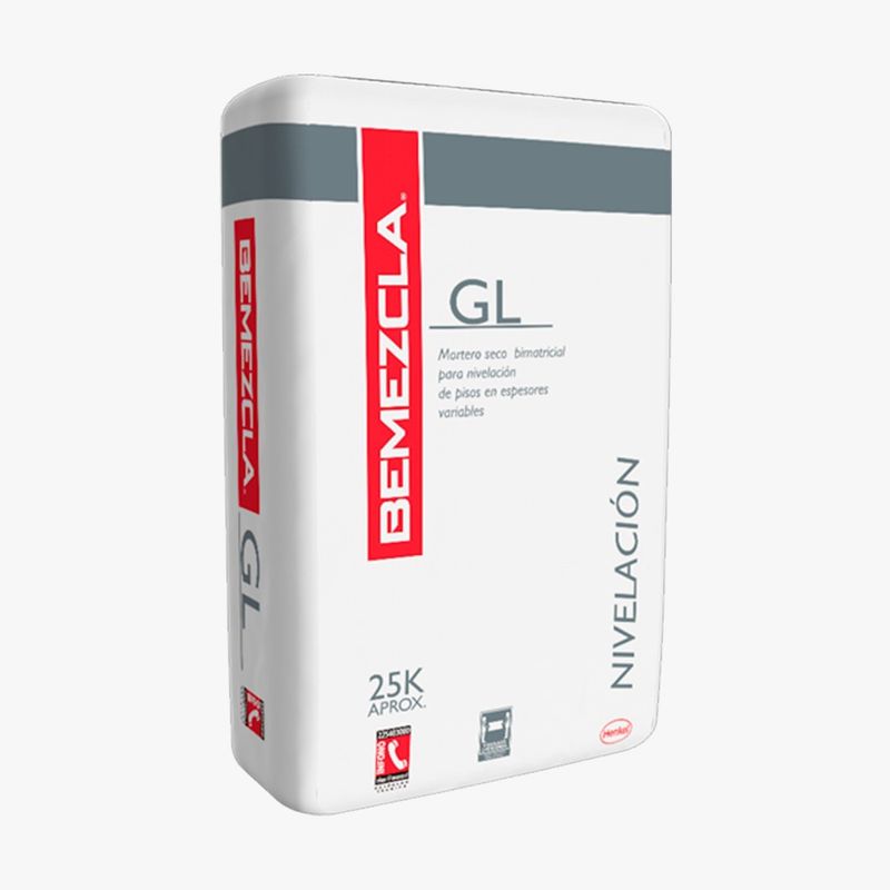 GENERICO - Bemezcla GL - Nivelante, Saco 25 Kg