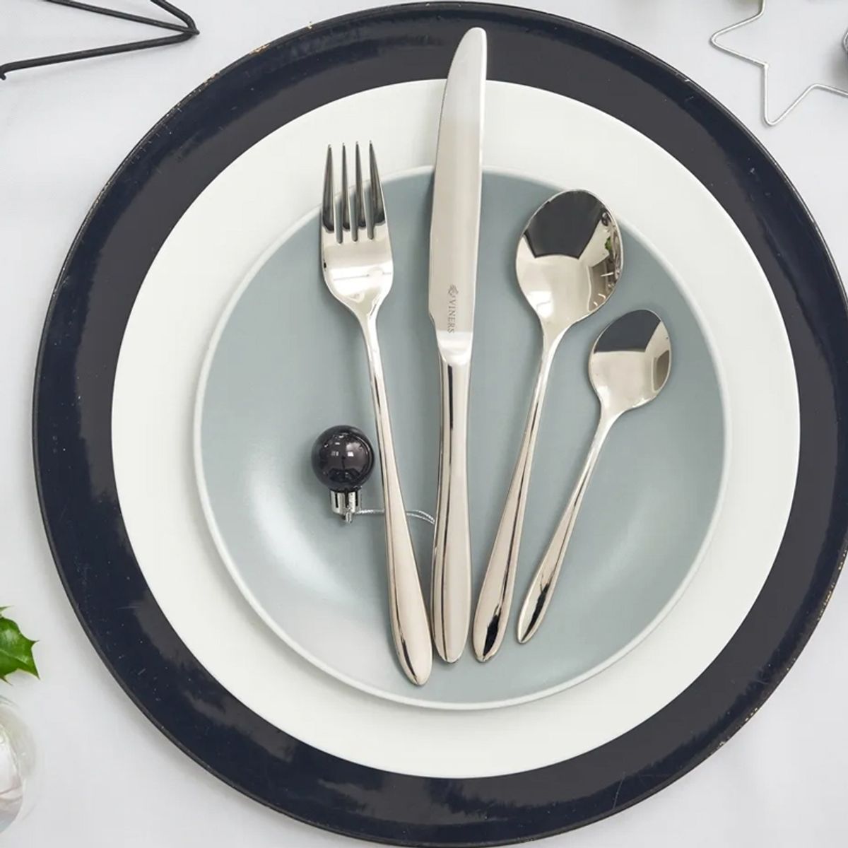 VINERS - Set Cubiertos Eden 24 Pzs Acero Inoxidable