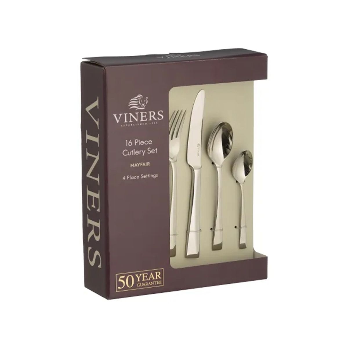 VINERS - Set Cubiertos Mayfair 16 Pzs Acero Inoxidable