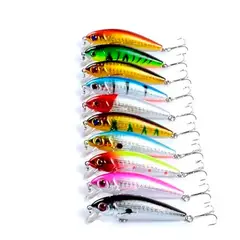 ESHOPANGIE - Pack 10 Señuelos Pesca Rapala 7.2cm Lenguado Corvina