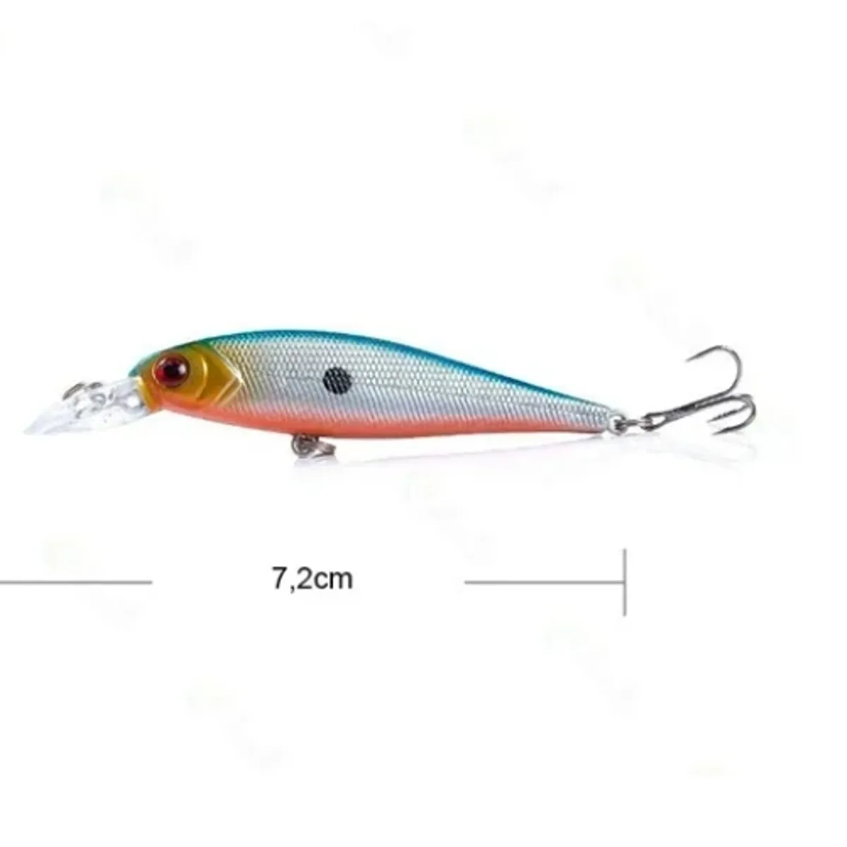 ESHOPANGIE - Pack 10 Señuelos Pesca Rapala 7.2cm Lenguado Corvina