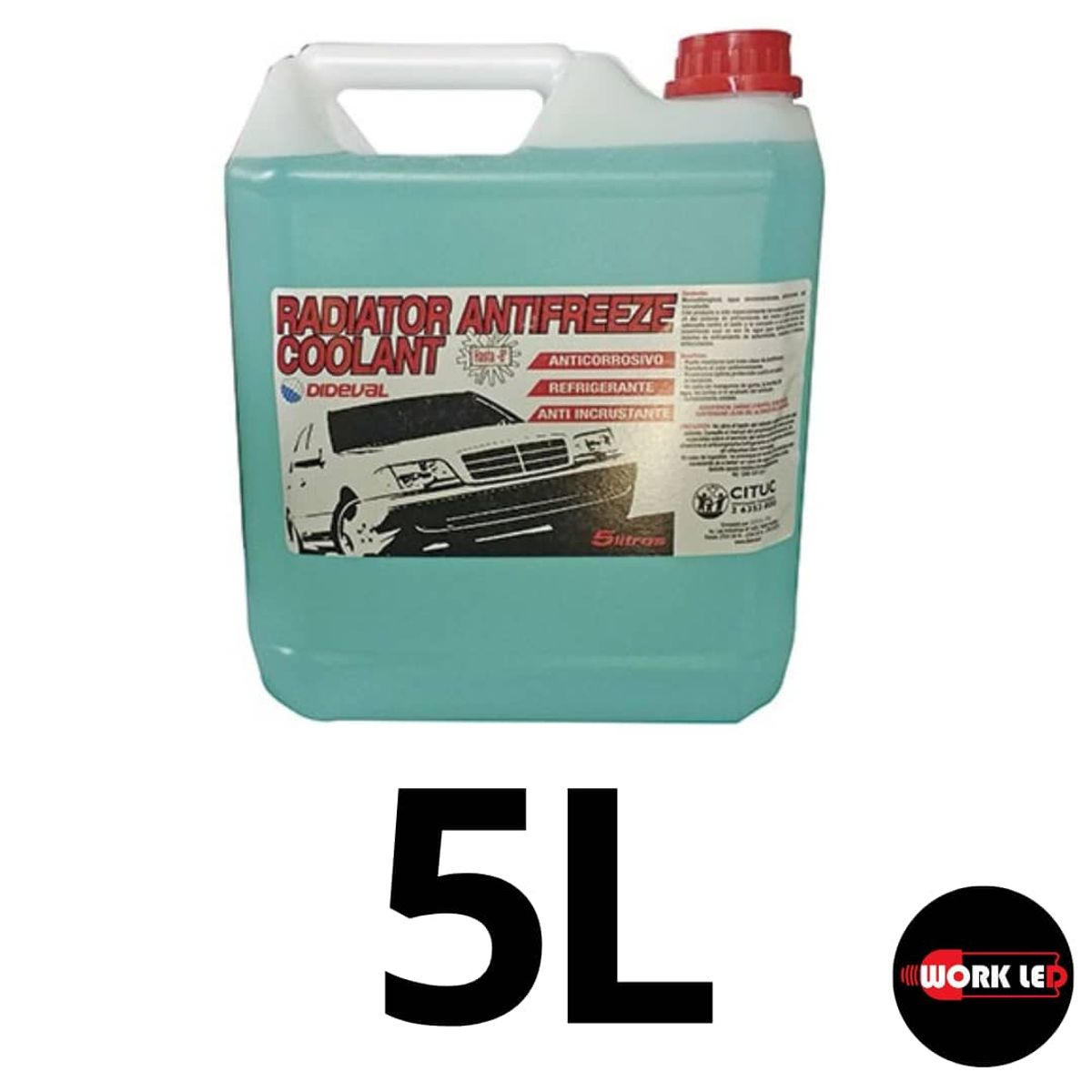 GENERICO - Coolant Refrigerante Anticorrosivo Anti Incrustante Bidon 5L