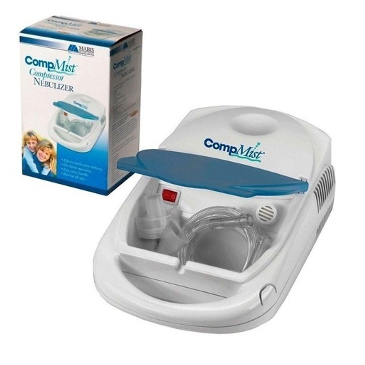 GENERICO - Nebulizador Eléctrico Portátil Terapia Respiratoria Asma