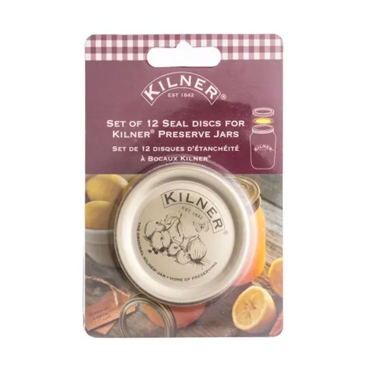 KILNER - Set 12 Sellos Kilner Para Vacío de Conservas.