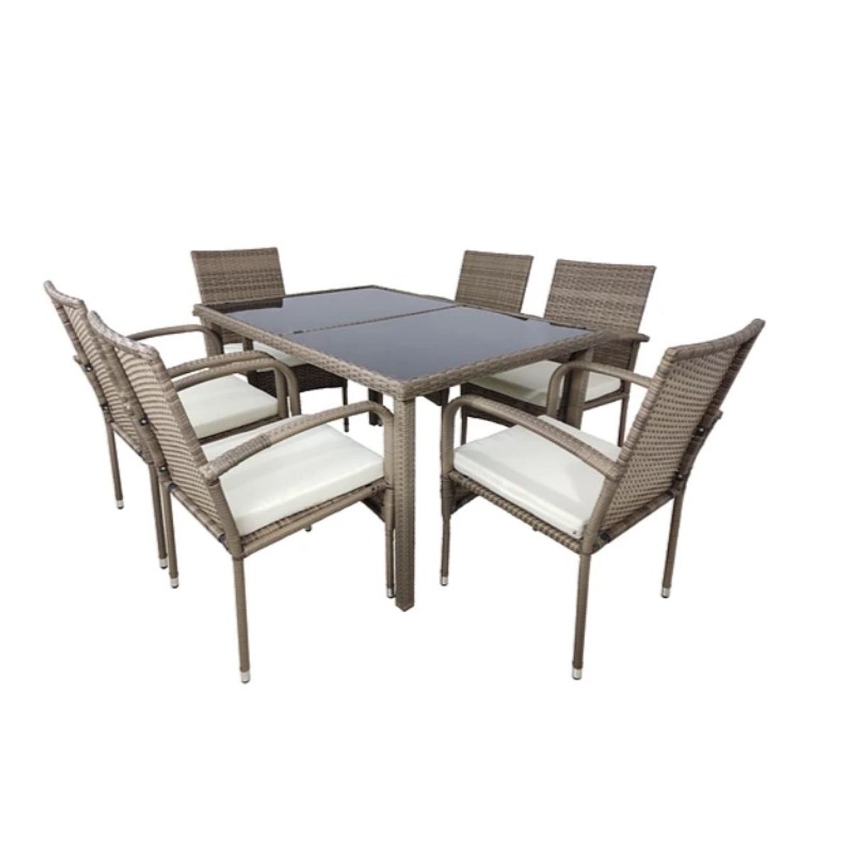 EL BARCO - JUEGO COMEDOR TERRAZA MIRASOL 6 PERSONAS