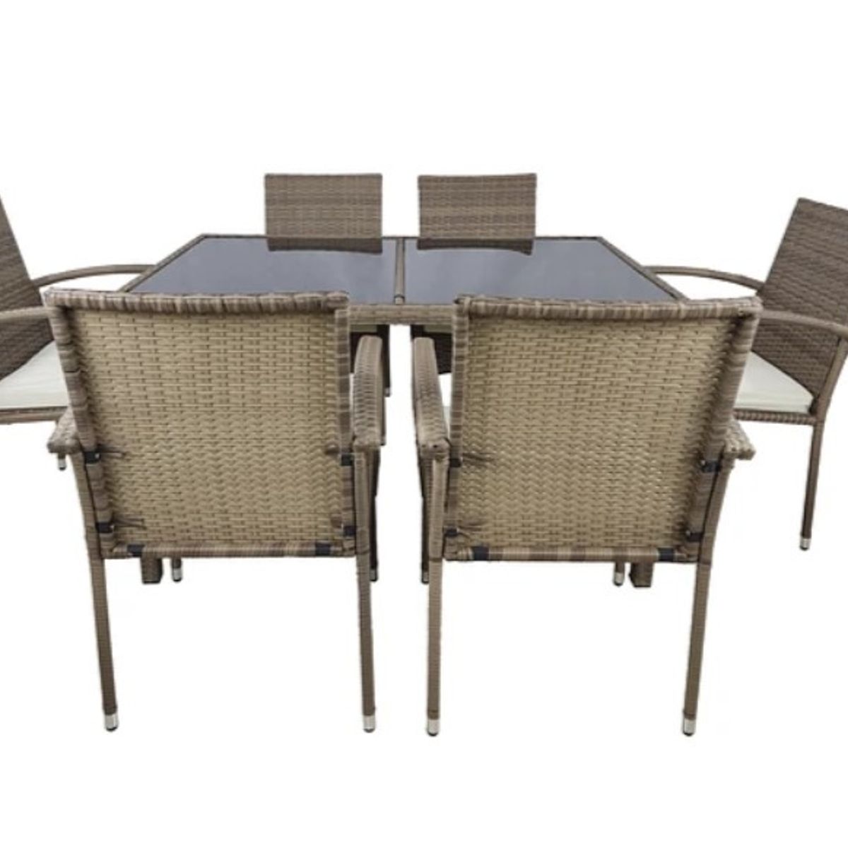 EL BARCO - JUEGO COMEDOR TERRAZA MIRASOL 6 PERSONAS