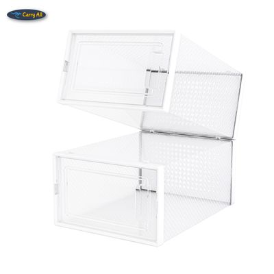 Imagen 2 del producto Pack 6 Cajas Organizadoras Zapatos Ropa Varios Apilables Plegables (S)