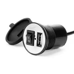 MOTOBIKE - Cargador Usb Para Moto Interruptor Incorporado