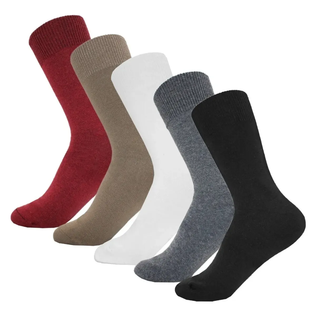 GARSIL - 6 Calcetines De Circulación De Algodon Para Mujer Sin Costuras