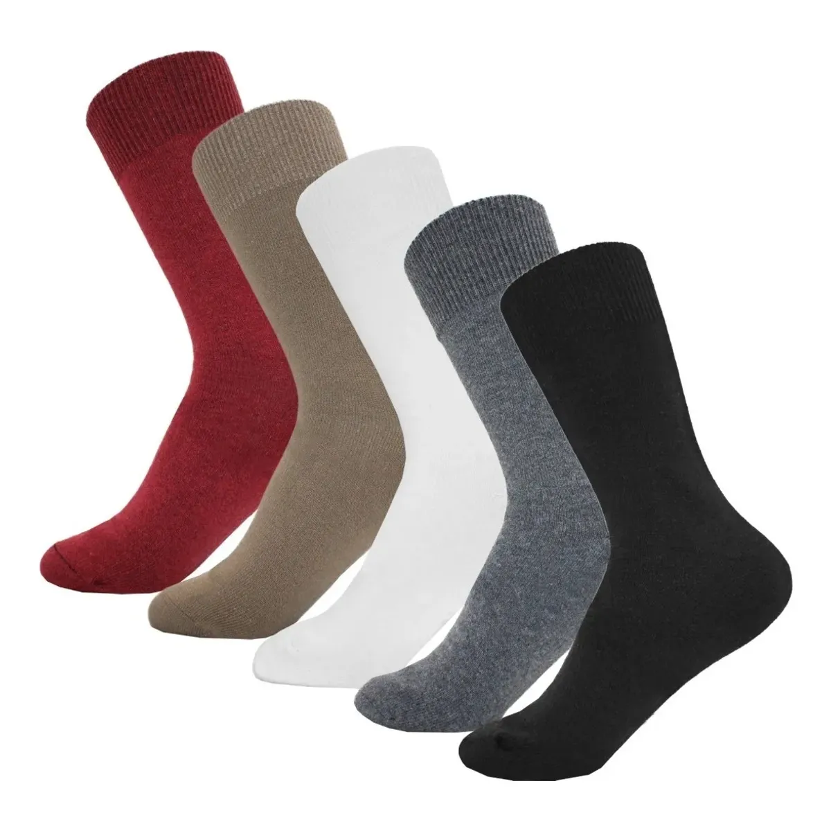 GARSIL - 6 Calcetines De Circulación De Algodon Para Mujer Sin Costuras