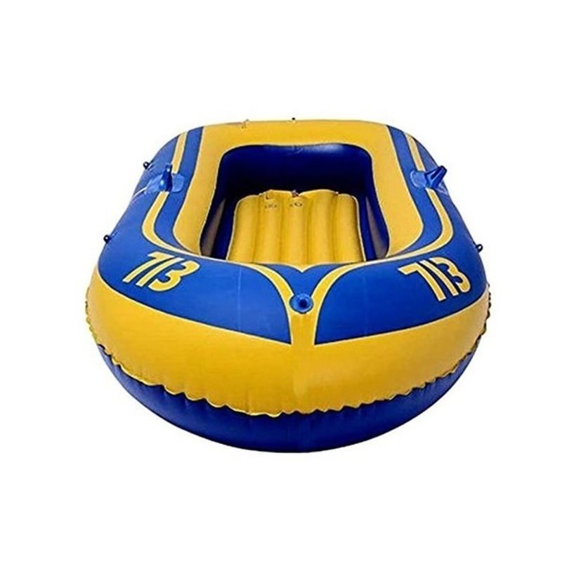 GENERICO - Bote Para 2 Personas Inflable Con Remos, Inflador y Parches