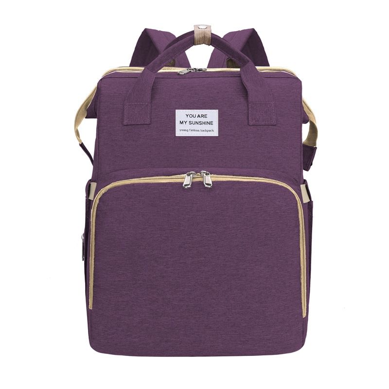 GENERICO - Mochila 3 En 1 Pañalera Cuna Y Mudador Portátil Para Bebés