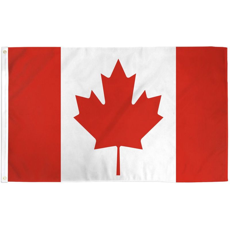 GENERICO - Bandera de Canadá de 90cm x 60cm